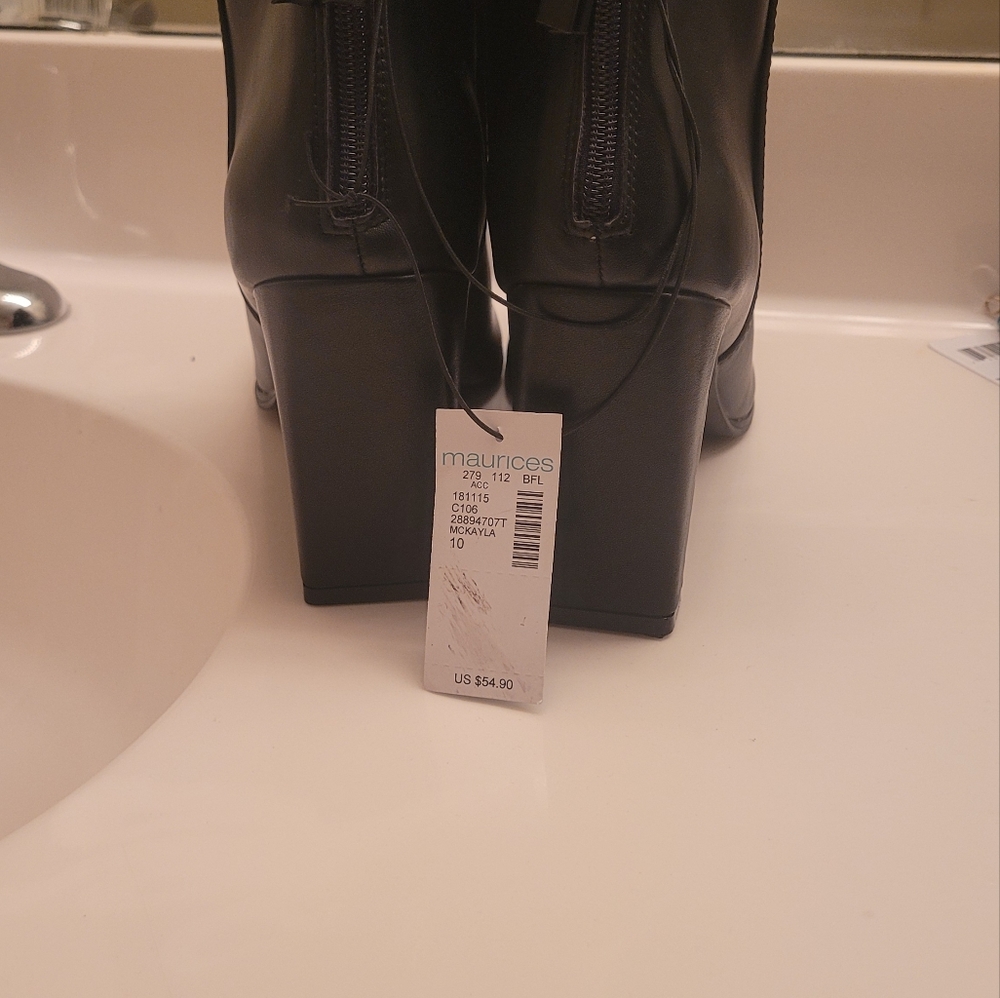 Brand new mid calf boots